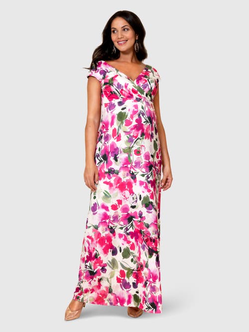 Tiffany Rose Maternity Alana Maternity Maxi Dress In Multi