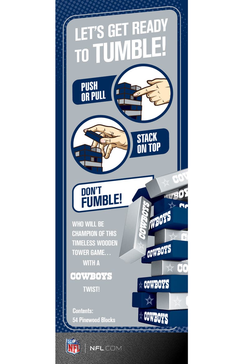 Dallas Cowboys Tumble Tower, Alternate, color, Multicolor