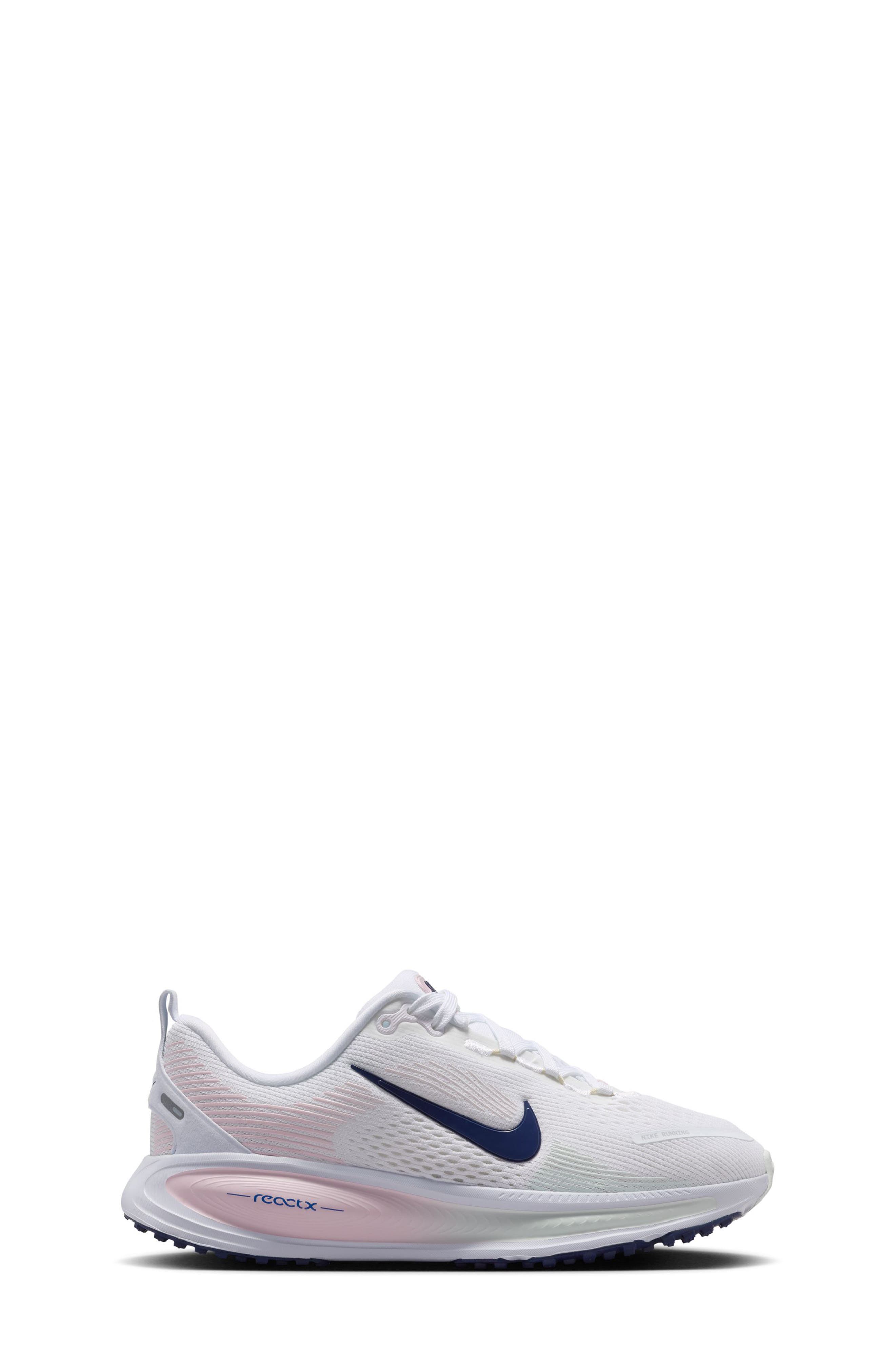 Kids' Vomero 18 Running Shoe, Alternate, color, 112 WHITE/MNNAVY