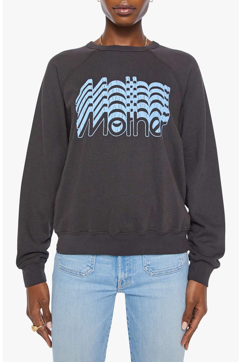 The Mother Graphic Sweatshirt, Main, color, MOTHER GLITCH