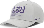Nike Men's Nike Gray LSU Tigers 2025 Sideline Dust Pinched Rise Adjustable Hat