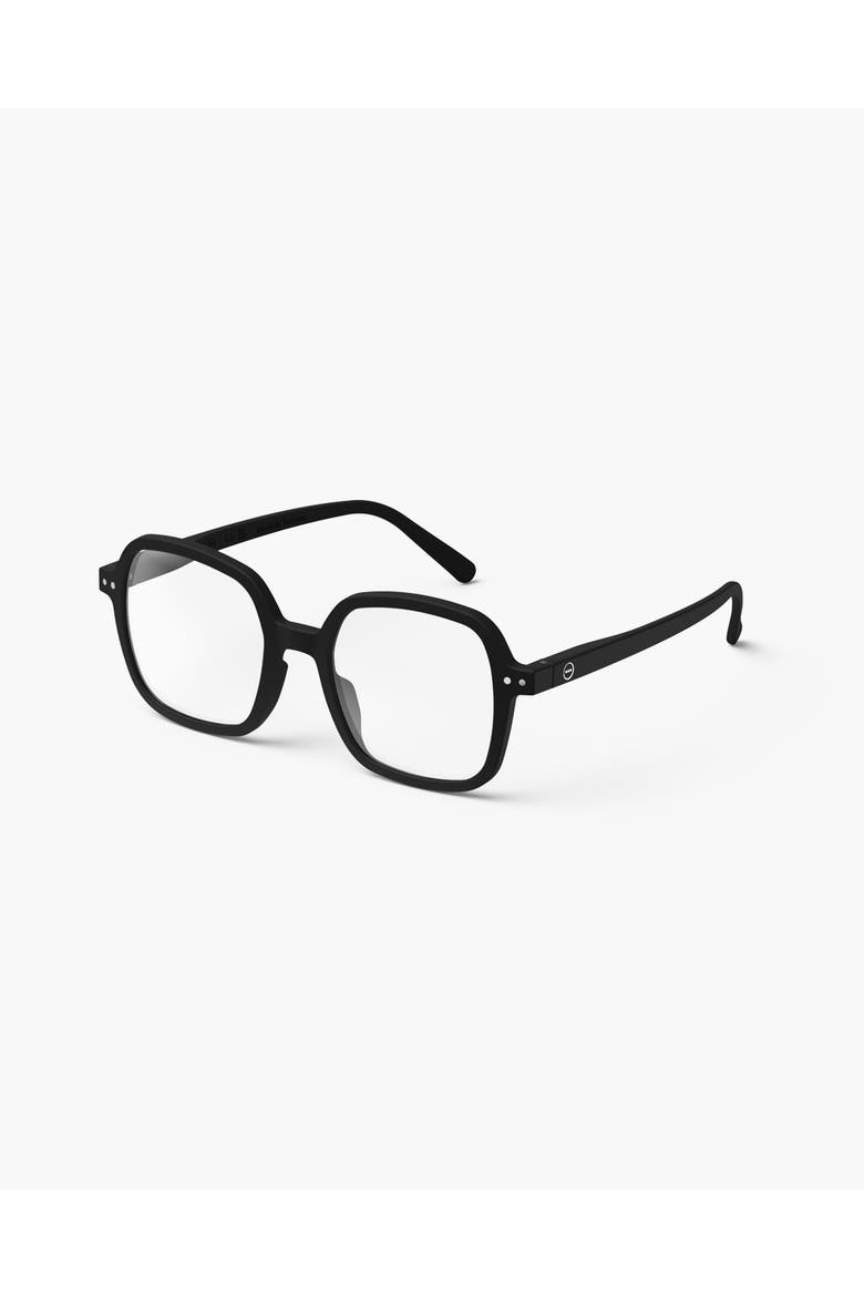 Office 52mm Square Reading Glasses, Alternate, color, Black