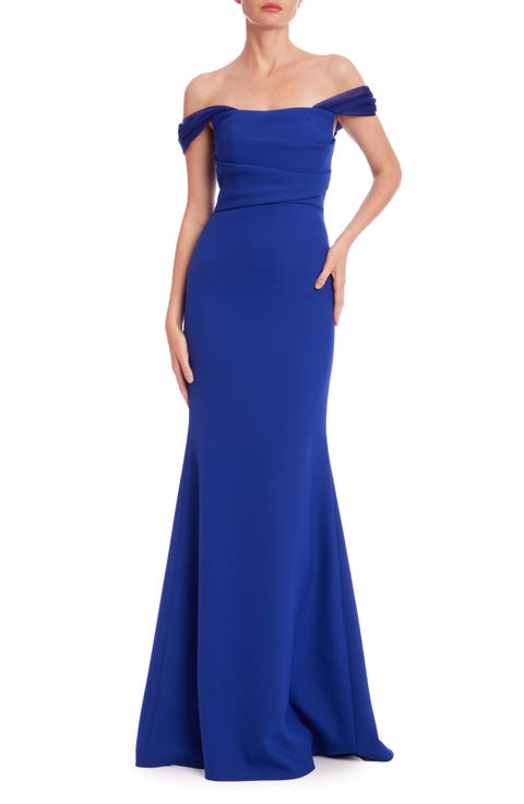 Off the Shoulder Trumpet Gown