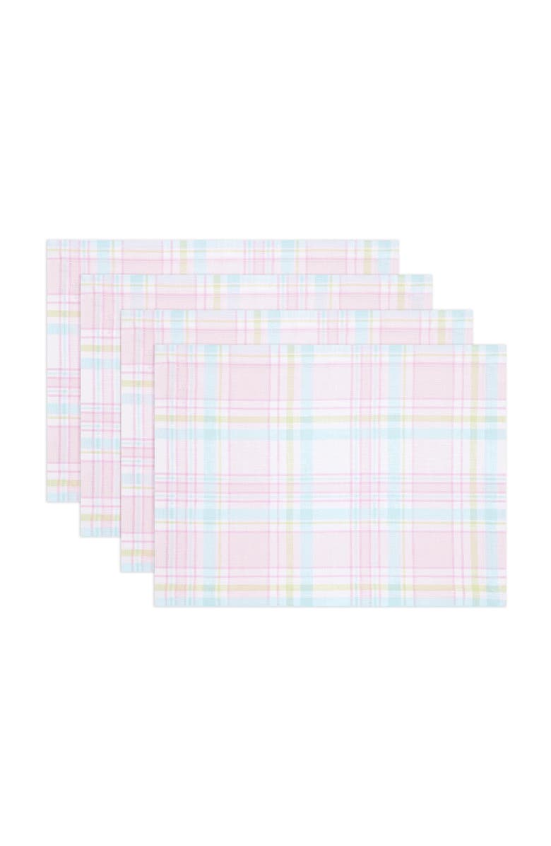 Solino Home Linen Placemats - Palm Beach Plaid, Main, color, Palm Beach Plaid