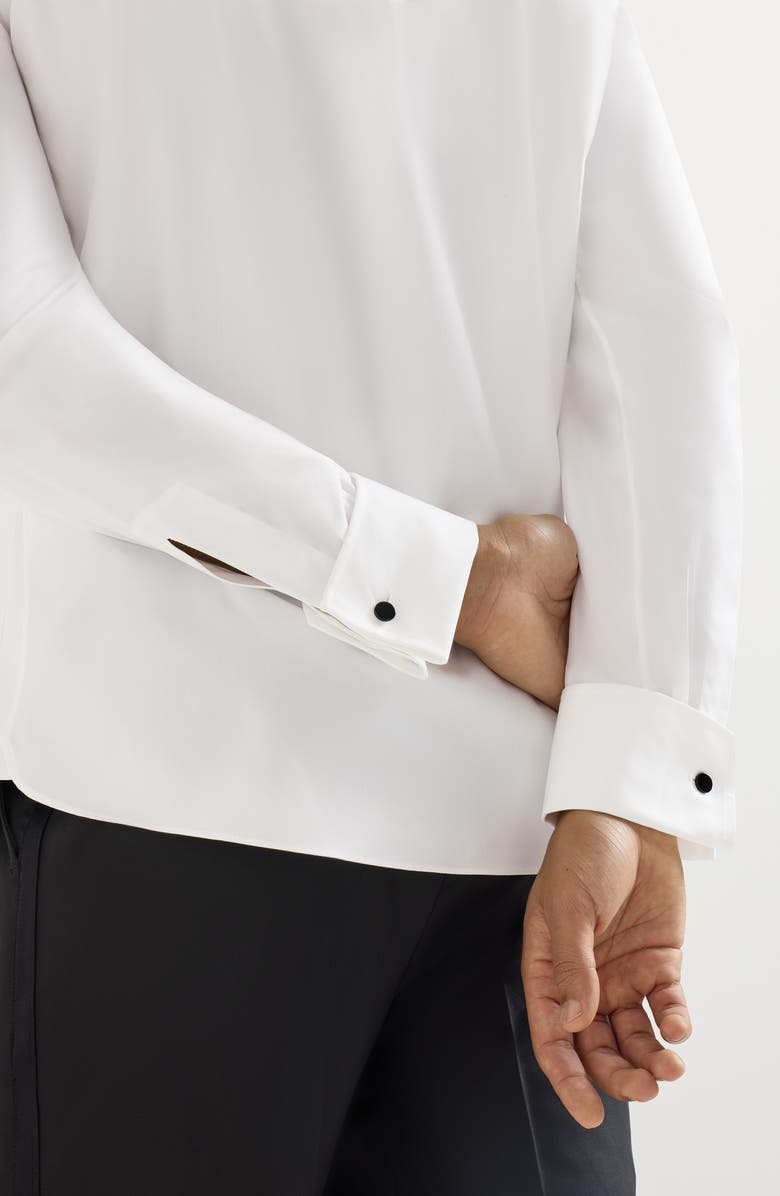 Brunello Cucinelli Tuxedo shirt, Alternate, color, White