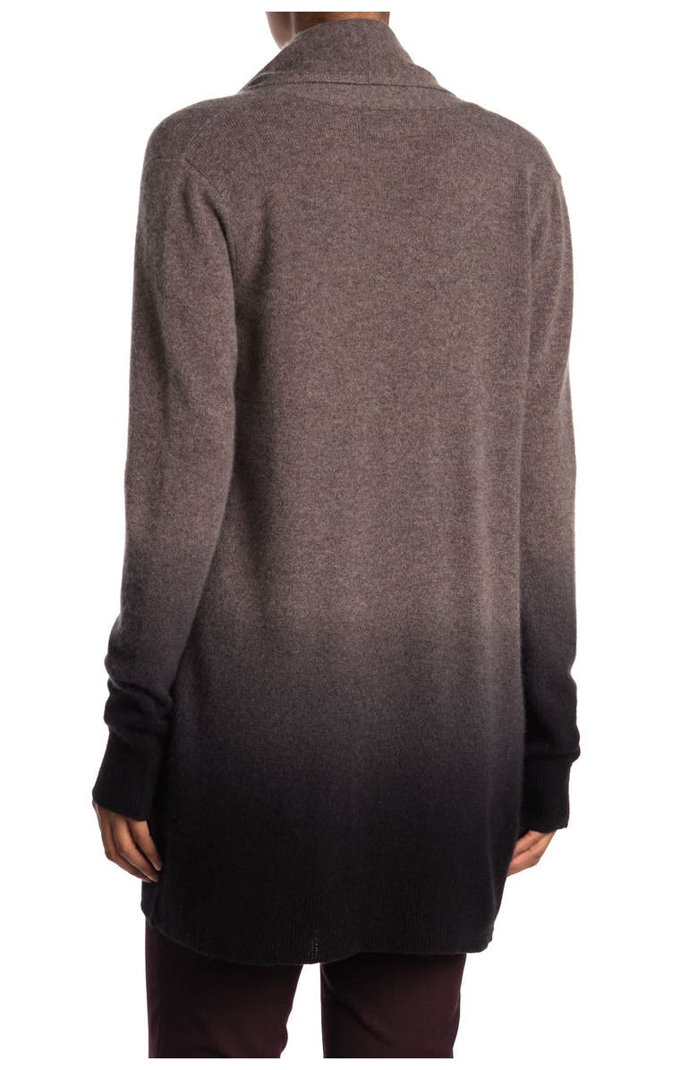 Magaschoni Ombre Shawl Collar Cashmere Cardigan, Alternate, color,