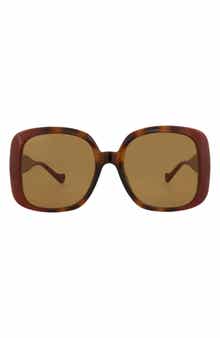 57mm Oversize Sunglasses