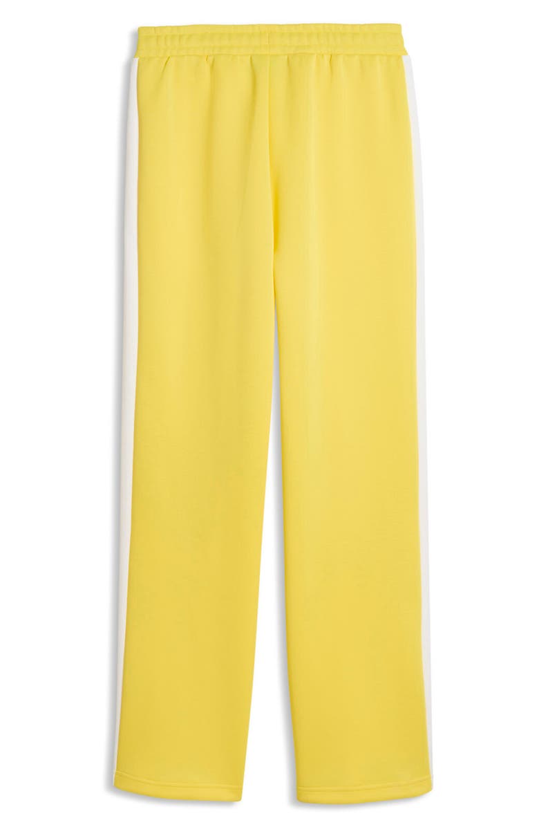 PUMA T7 Always On Straight Leg Track Pants, Alternate, color, Lemon Meringue