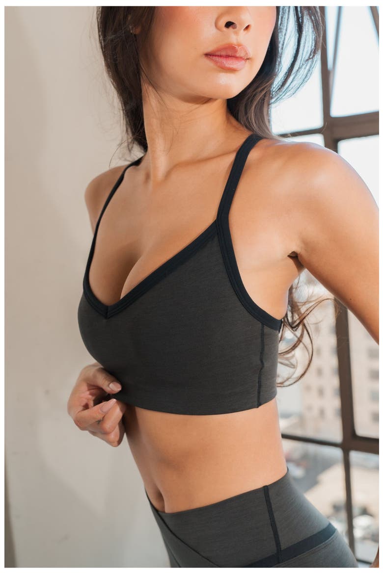 Daydream V Bra, Alternate, color, Midnight Marl
