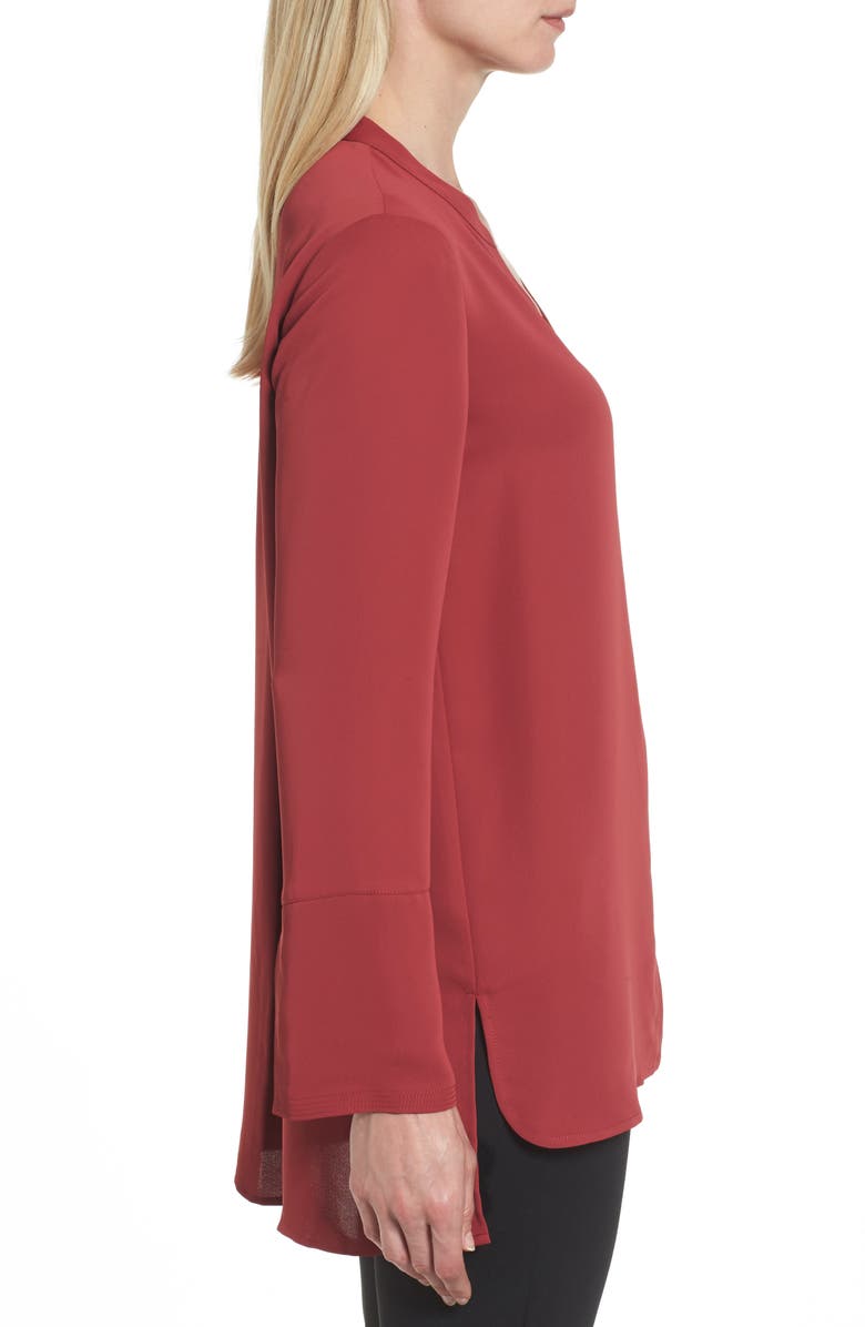 NIC+ZOE Endless Empire Matte Satin Blouse, Alternate, color, 