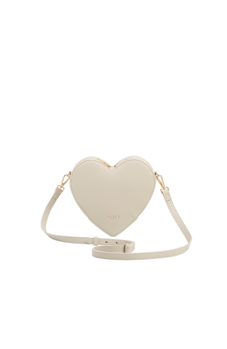 Fable England Penelope Heart Crossbody Purse, Alternate, color, Stone