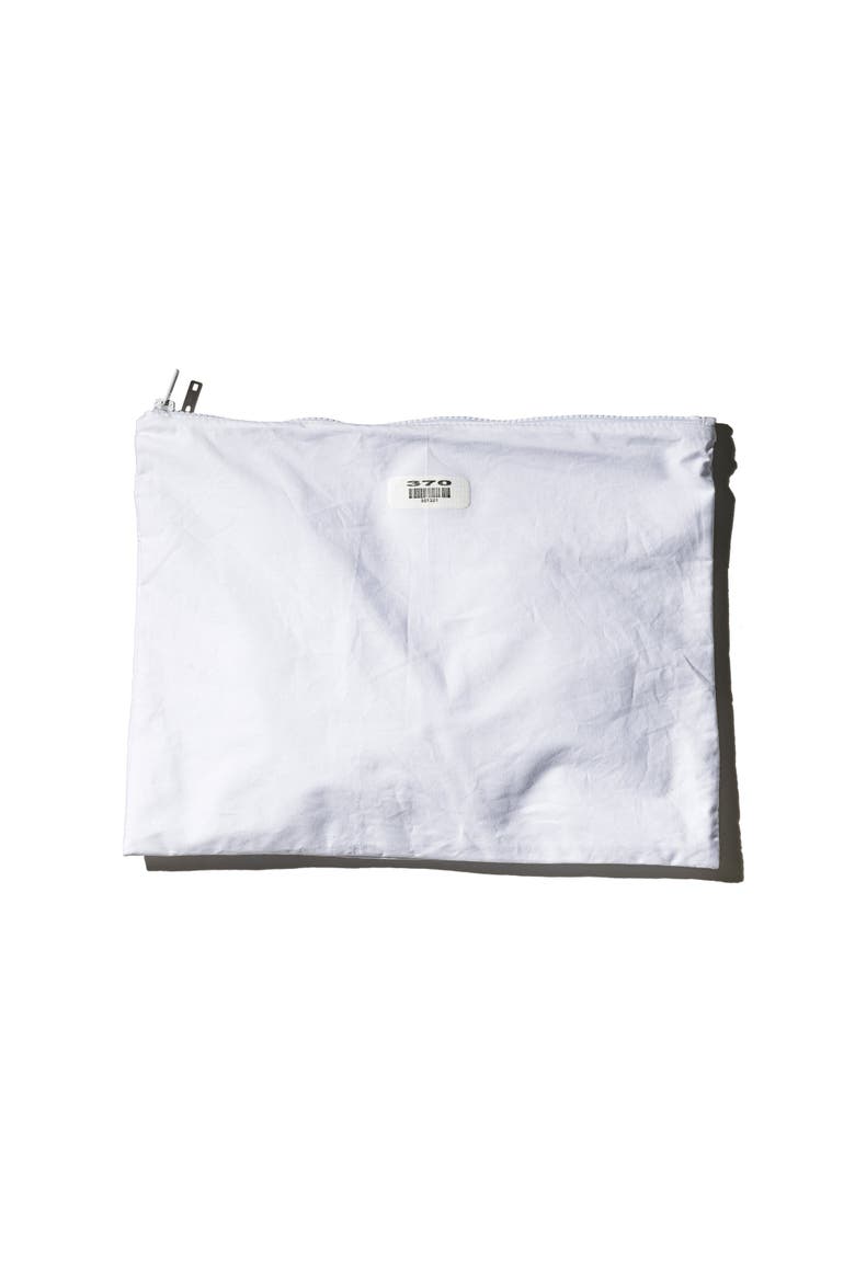 Plain Pouch, Alternate, color, White