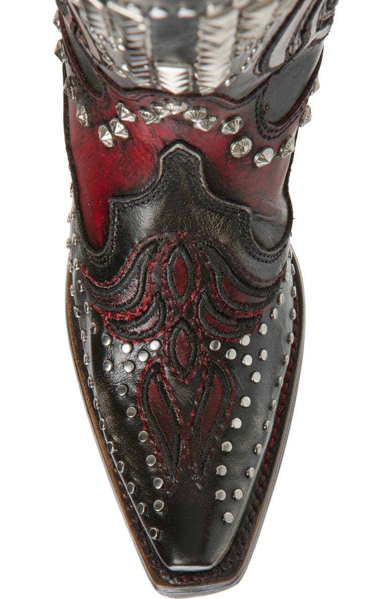 CORRAL Embroidered Overlay Western Boot, Alternate, color,