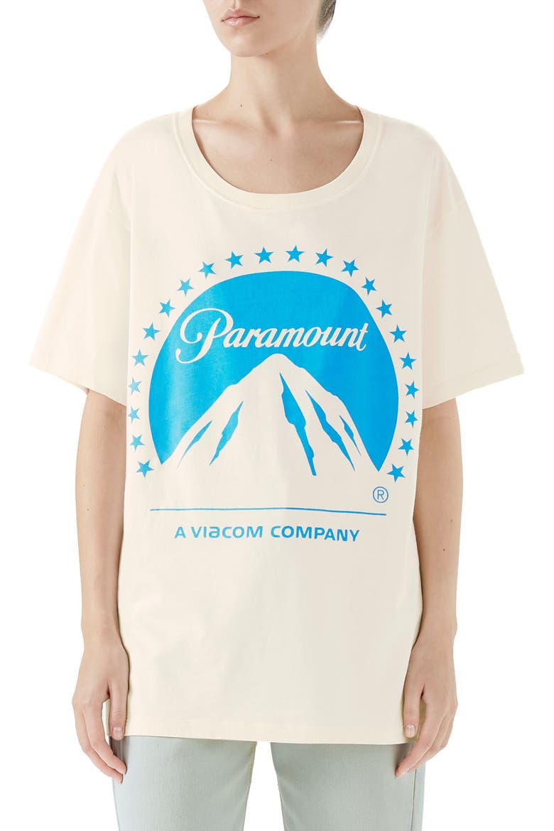 Paramount Print Tee, Main, color, IVORY