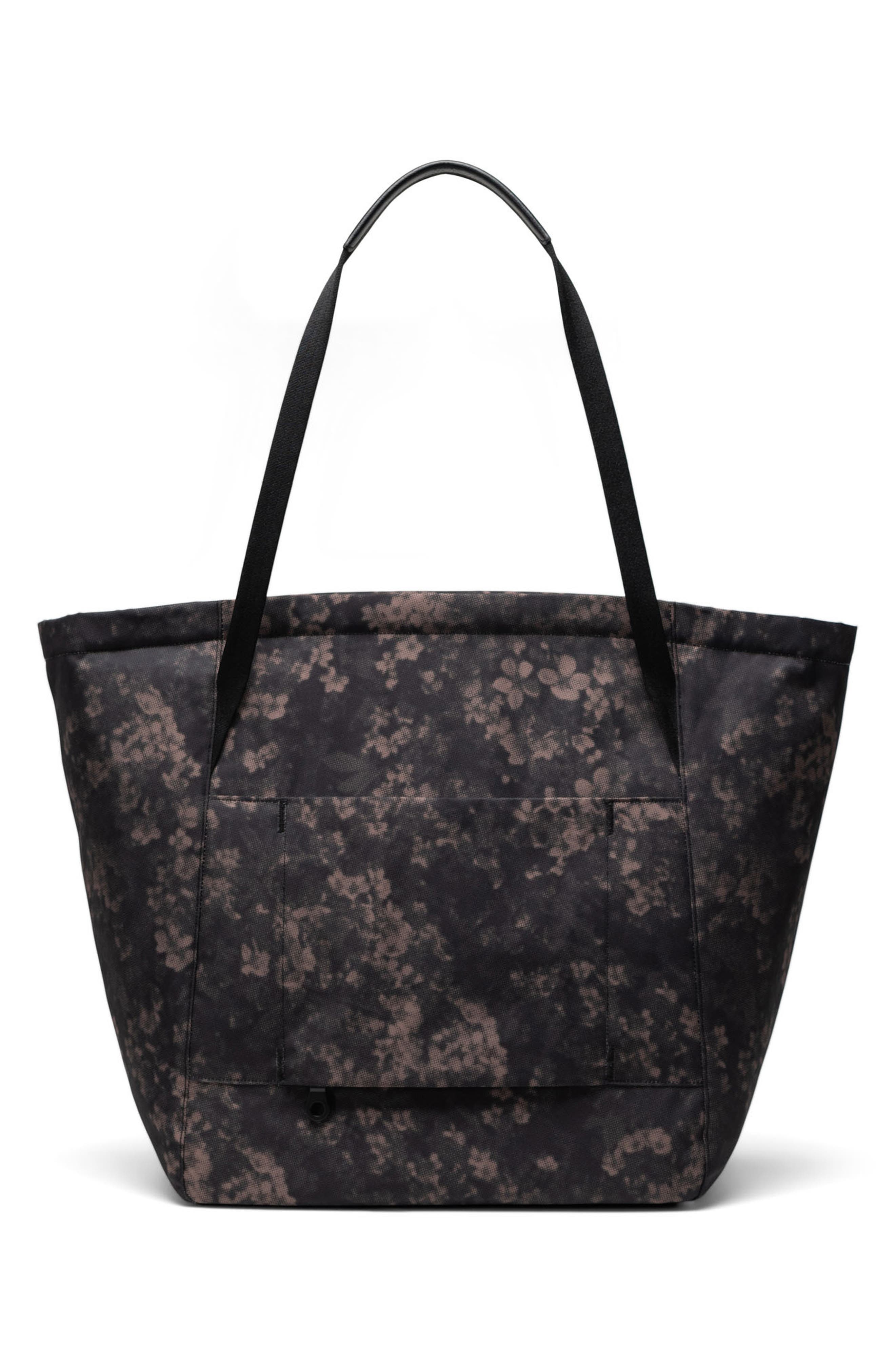 Herschel Supply Co. Joana Floral Print Recycled Twill Tote, Alternate, color, 