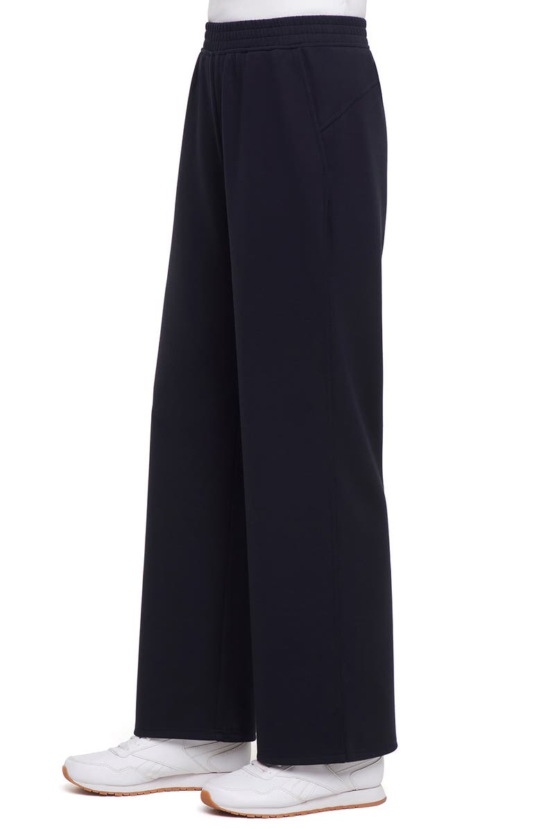 Three Dots Lana Straight Leg Sweatpants, Alternate, color, Black Beauty