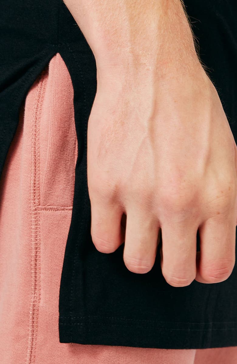 Topman Super Longline Crewneck T-Shirt, Alternate, color, 