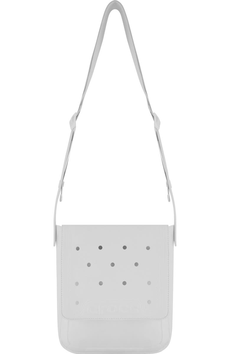CROCS Classic Crossbody with front flap, Main, color, White