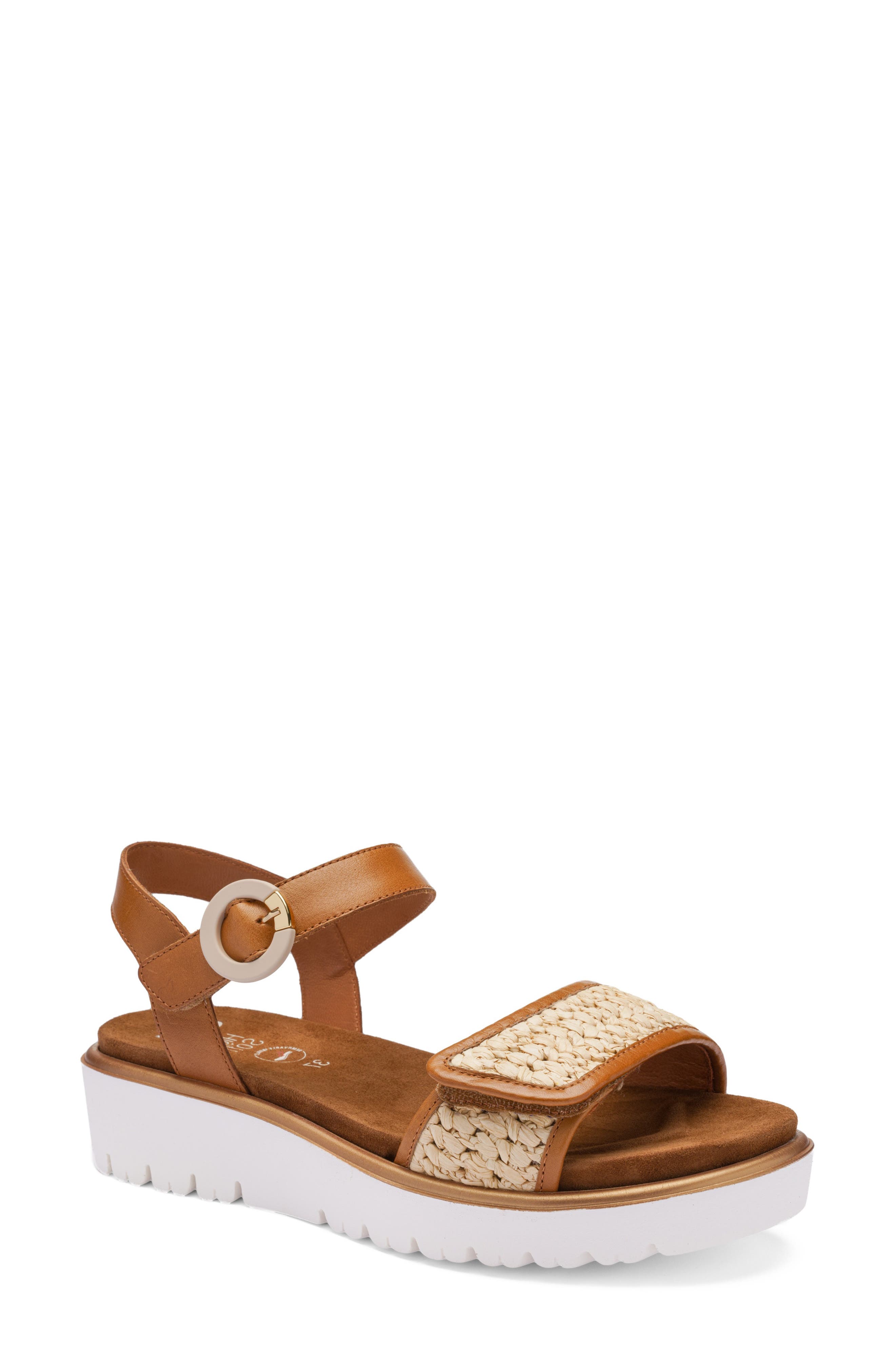 ara Bloom Ankle Strap Sandal, Main, color, 