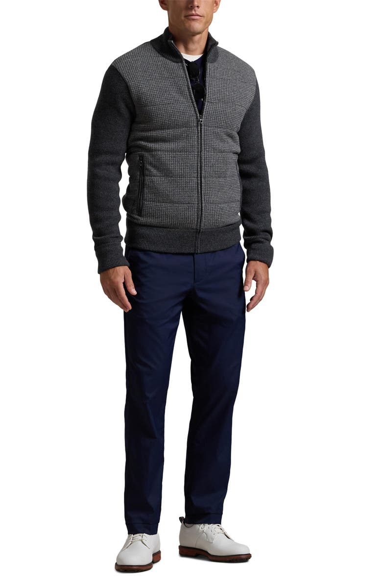 Polo Ralph Lauren Full Zip Sweater, Alternate, color, Grey Combo