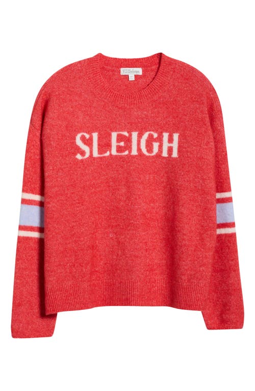Pj Salvage Oversize Lounge Sweater In Red