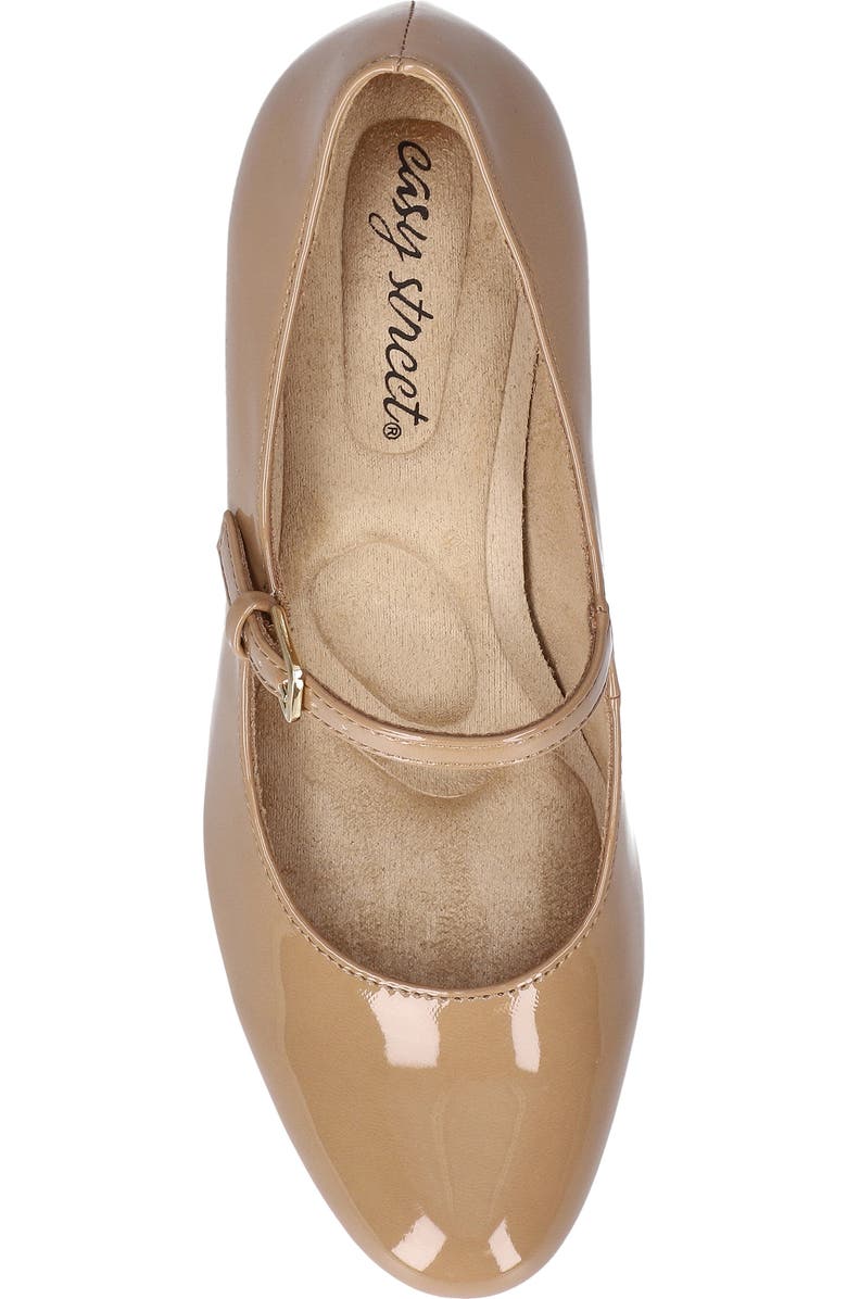 EASY STREET Zest Mary Jane Pump, Alternate, color, Nude Patent