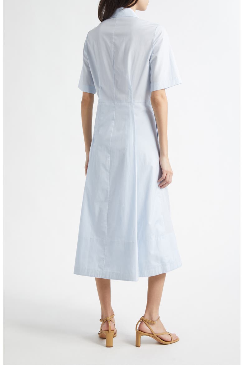 Canvas Tape Shirtdress, Alternate, color, SKY MIST