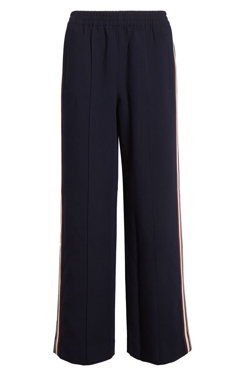 Reiss Robyn Side Stripe Pants, Alternate, color, Navy