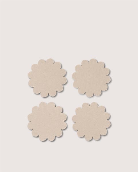 Crest Merino Wool Coaster Solid 4 Pack