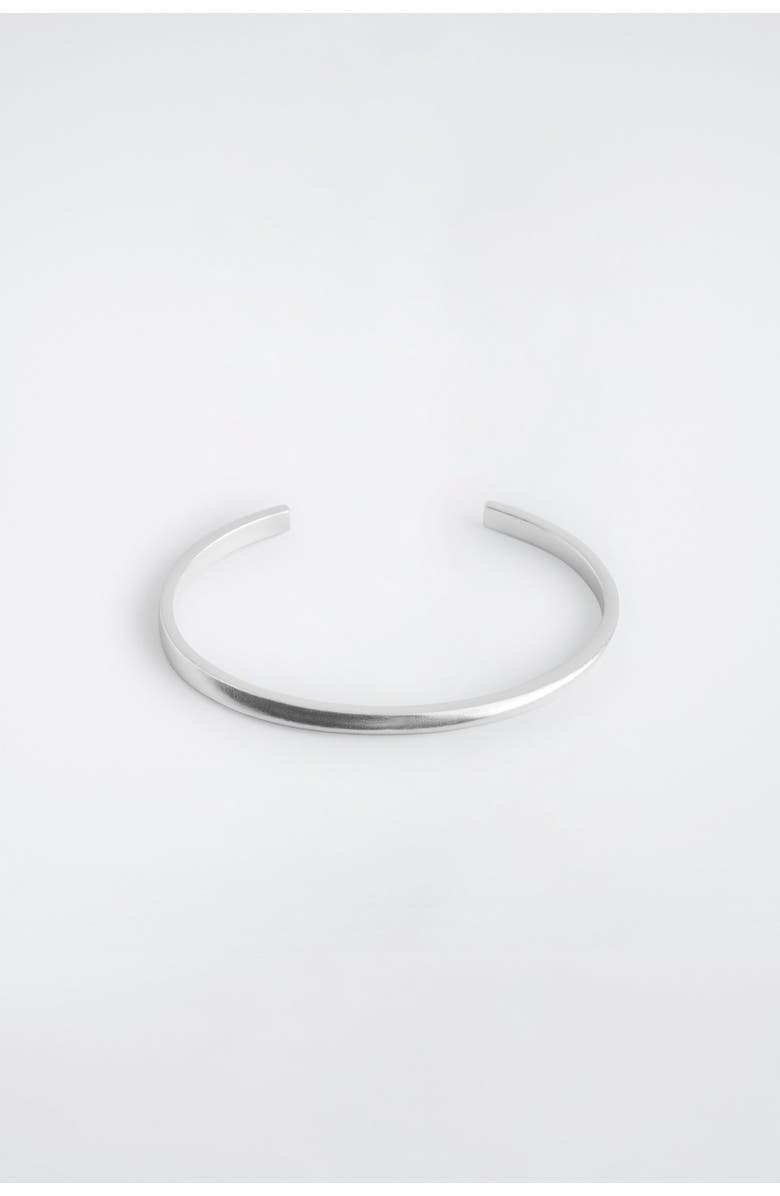 COS Twisted Sterling Silver Cuff, Main, color, Silver
