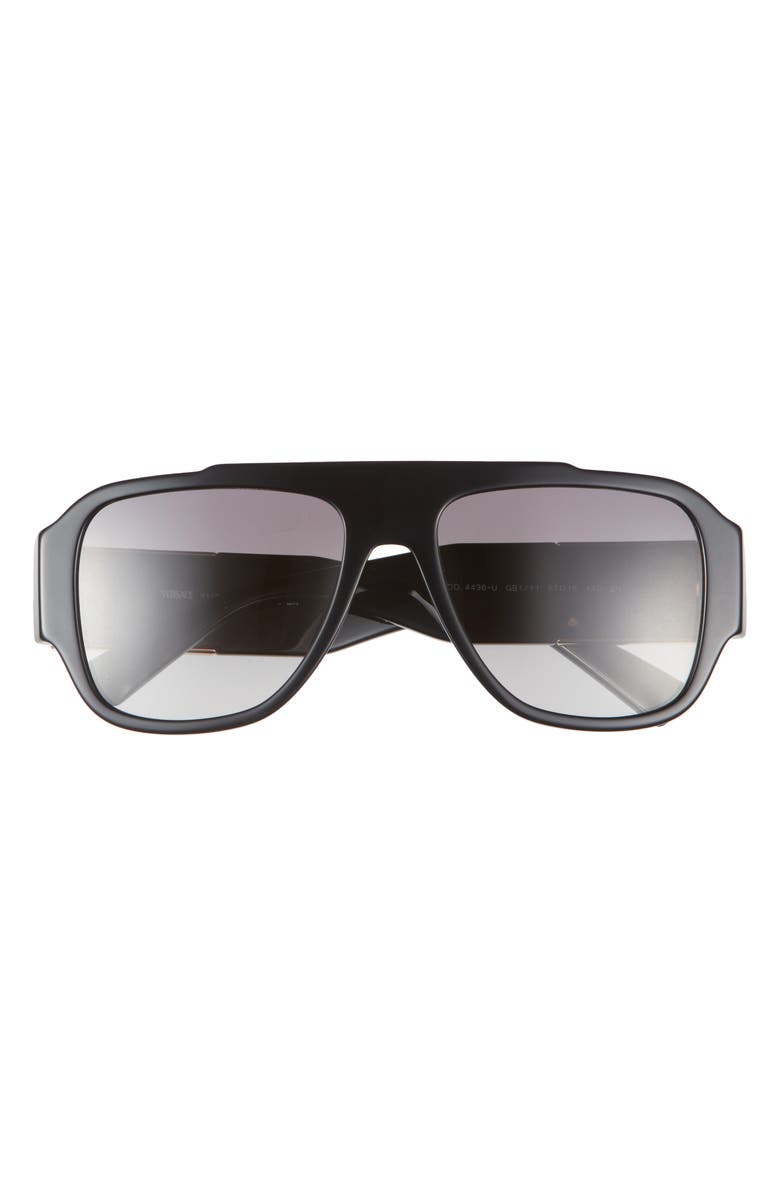 Versace 57mm Shield Sunglasses, Main, color, 