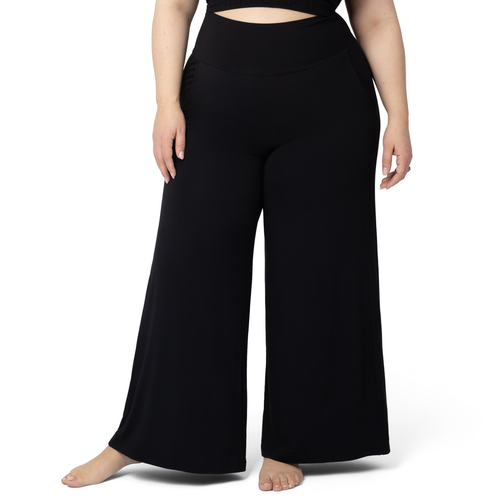 Kindred Bravely Wide Leg Maternity Pants In Black