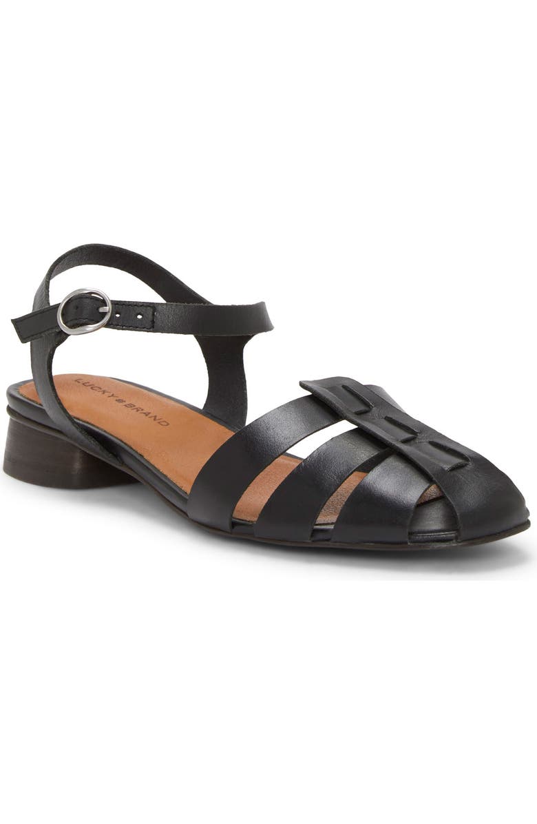 Lucky Brand Zilma Ankle Strap Fishmerman Sandal, Main, color,