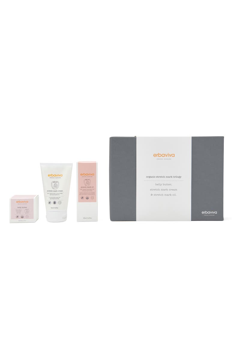 Erbaviva Stretch Mark Trilogy Set, Alternate, color, White