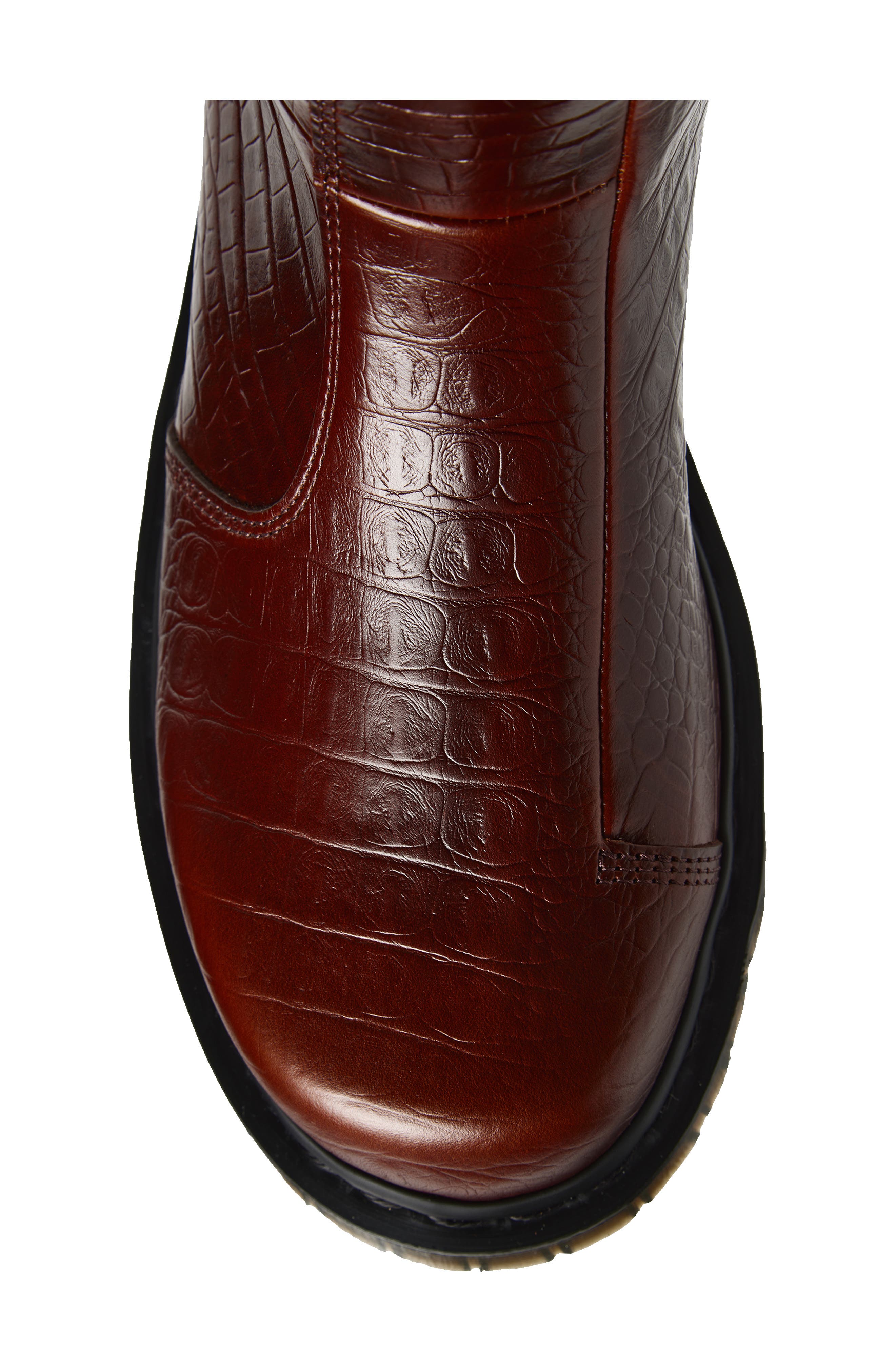 Dr. Martens Regena Refined Lug Sole Boot, Alternate, color, Mocha Brown