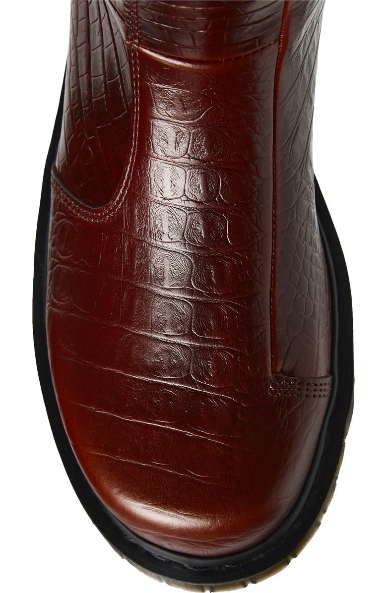Dr. Martens Regena Refined Lug Sole Boot, Alternate, color, Mocha Brown