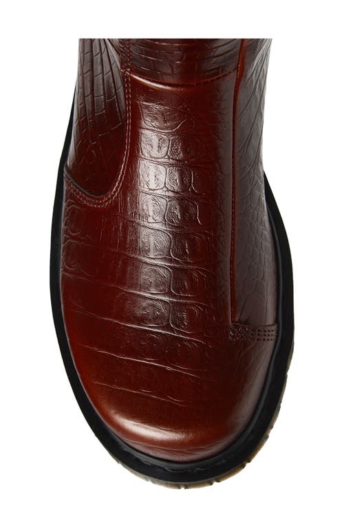 Dr. Martens Regena Refined Lug Sole Boot In Brown
