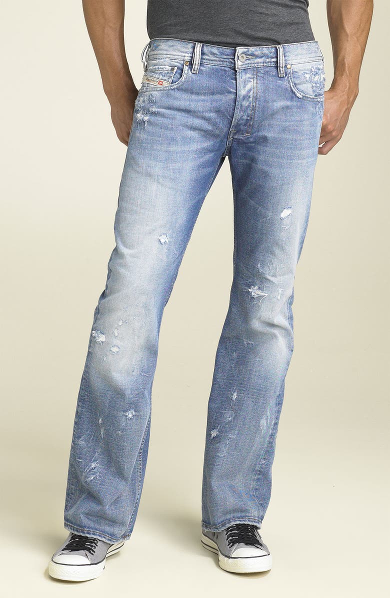 DIESEL<sup>®</sup> 'Zathan' Bootcut Jeans, Alternate, color, 