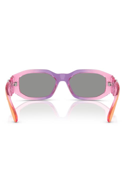 Versace Biggie 53mm Round Sunglasses