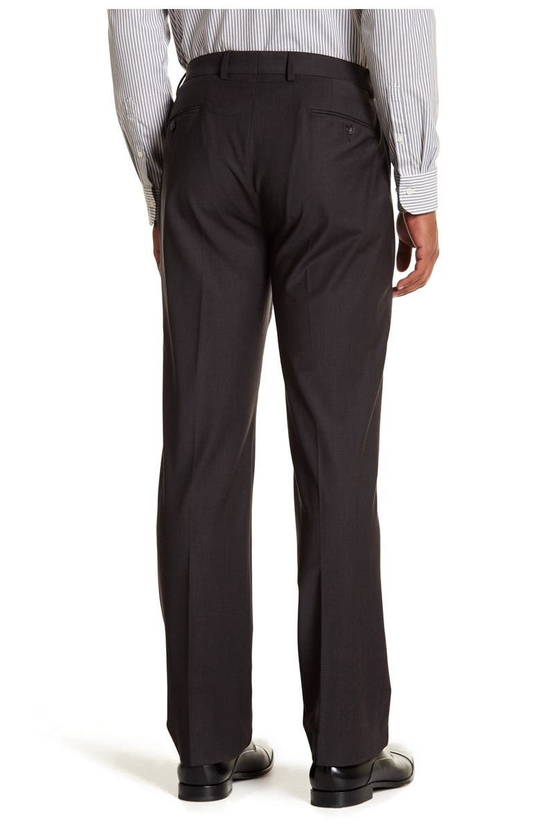 Calvin Klein Solid Gray Wool Suit Separate Pants - 30-34" Inseam, Alternate, color,