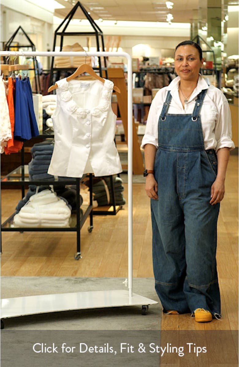 Xara Rosette Trim Satin Vest, sales video thumbnail