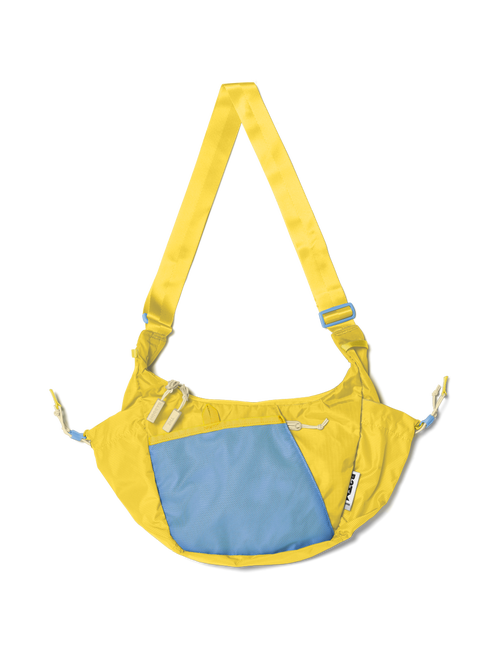 Baboon To The Moon Crescent Crossbody Bag In Orange