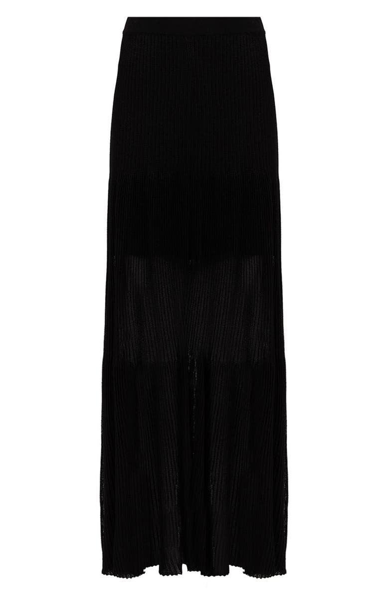 ViX Paula Hermanny Maira Rib Cover-Up Skirt, Alternate, color,