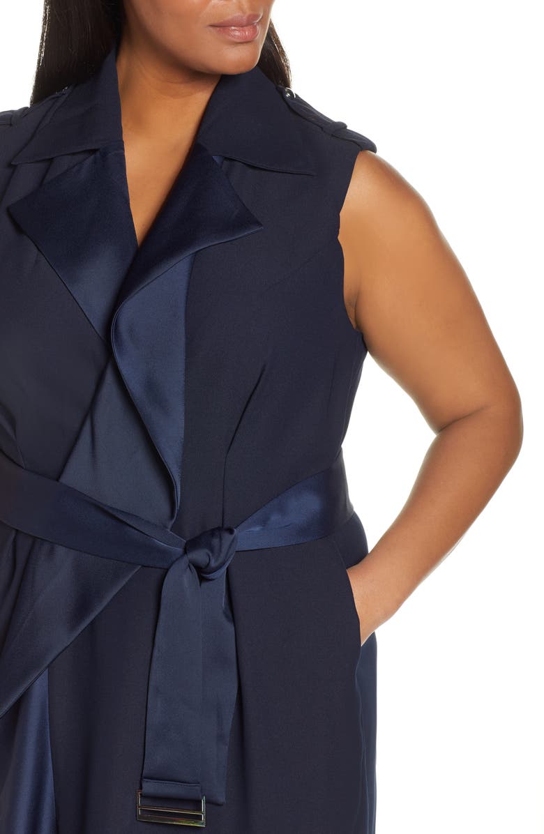 ELOQUII Jason Wu x ELOQUII Sleeveless Trench Dress, Alternate, color, 