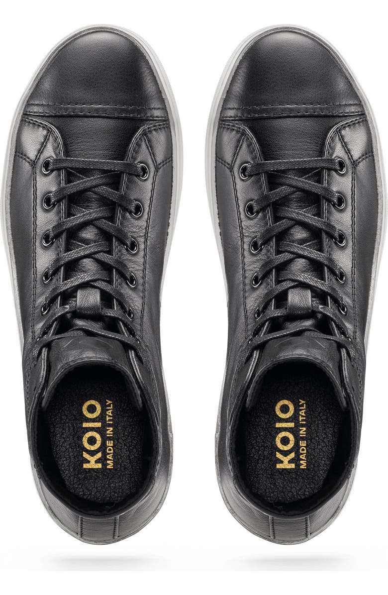 Koio Court Distressed Leather Sneaker, Alternate, color,