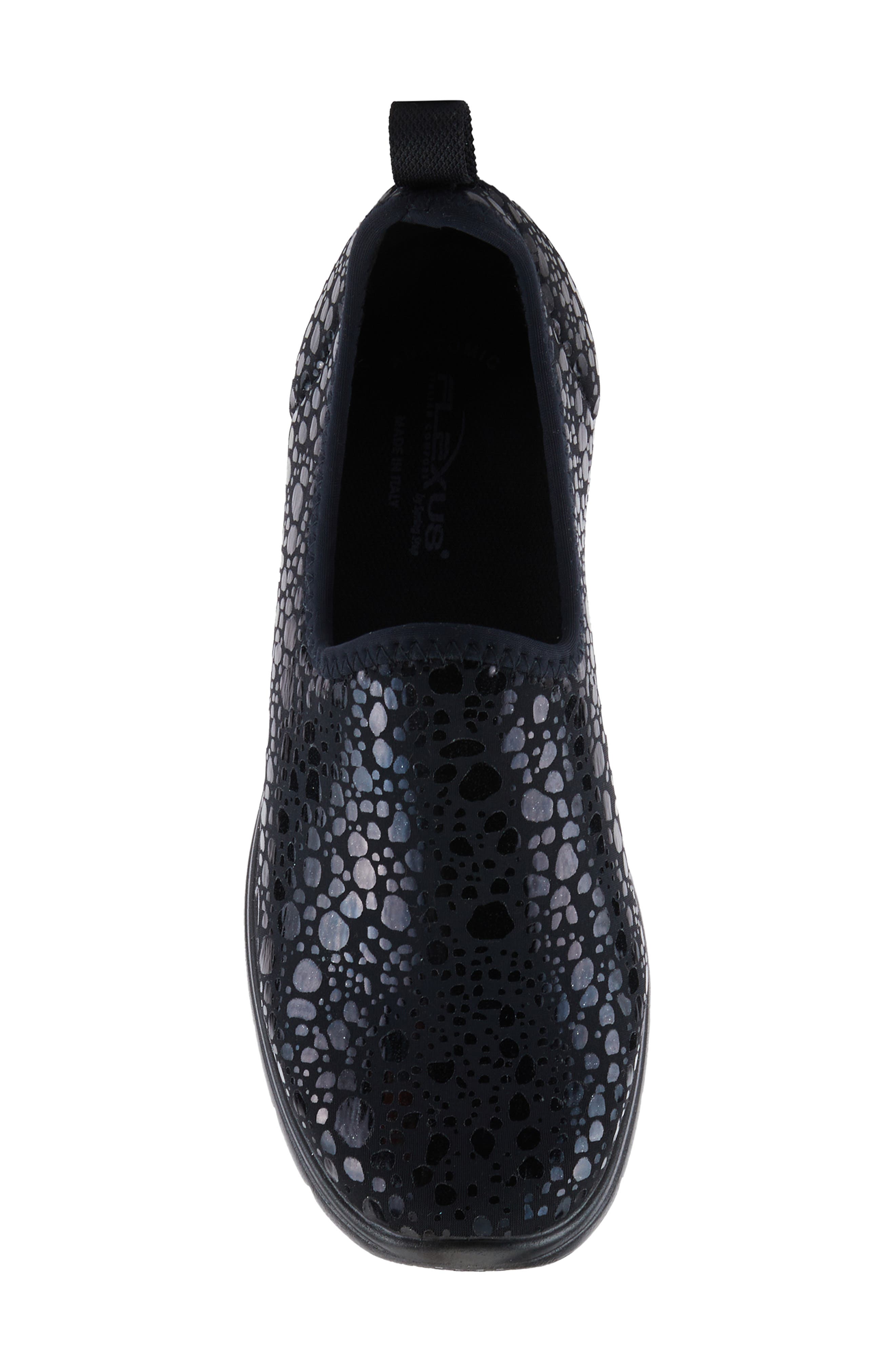 Anisia Slip-On Sneaker, Alternate, color, BLACK CROCO
