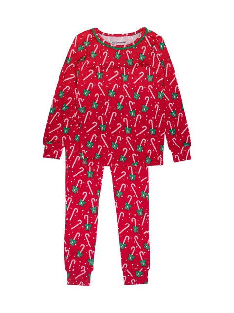 Ruffle Long Sleeve Pajama Set