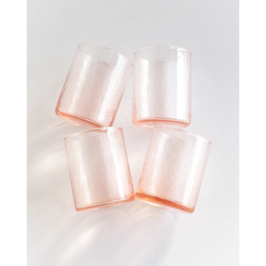 Creative Women Handblown Hammered Glasses