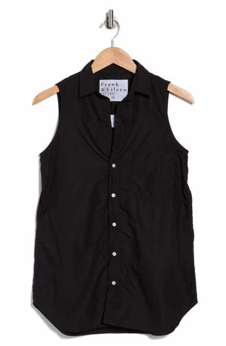 Frank & Eileen Cotton Button-Up Top