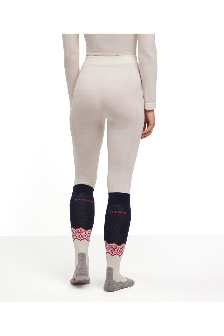 Wool Tech. 3/4 Base Layer Bottom, Alternate, color, Off-White